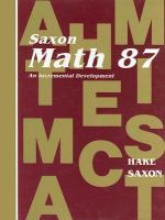 Book cover for Math 87 : an incremental development