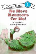 Book cover for No more monsters for me!