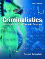 Book cover for Criminalistics an introduction to forensic science