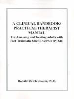 A clinical handbook/practical therapist manual for assessing and treating adults with post-traumatic stress disorder (PTSD) /封面