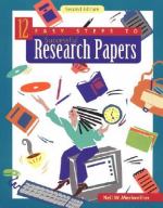 12 easy steps to successful research papers cover