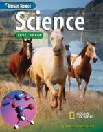 Book cover for Glencoe science. Level green