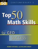 Book cover for Contemporary's top 50 math skills for GED success