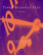 Book cover for Jamestown Education timed readings plus. Book Four  [Level G] : 25 two-part lessons with questions for building reading speed and comprehension