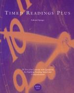 Book cover for [Jamestown Education] timed readings plus. Book Ten  [Level M]  : 25 two-part lessons with questions for building reading speed and comprehension