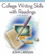 Book cover for College writing skills  with readings