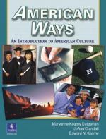 Book cover for American ways an introduction to American culture