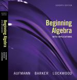 Book cover for Beginning Algebra