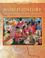 Book cover for World History. Volume II, Since 1500
