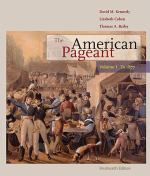 Book cover for The American Pageant. Volume I  To 1877