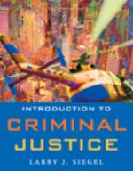 Book cover for Introduction to Criminal Justice