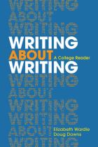 Book cover for Writing about Writing