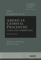 2011 Supplement to American Criminal Procedure封面