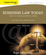 Book cover for Business Law Today: The Essentials