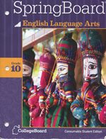 Book cover for SpringBoard English Language Arts Grade 10