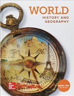 Book cover for McGraw Hill World History and Geography