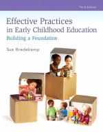 Book cover for Effective Practices in Early Childhood Education : Building a Foundation