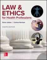 Book cover for Law & Ethics for Health Professions