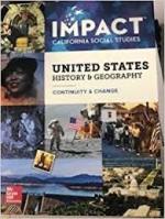 Book cover for Impact California : United States History and Geography : Continuity And Change