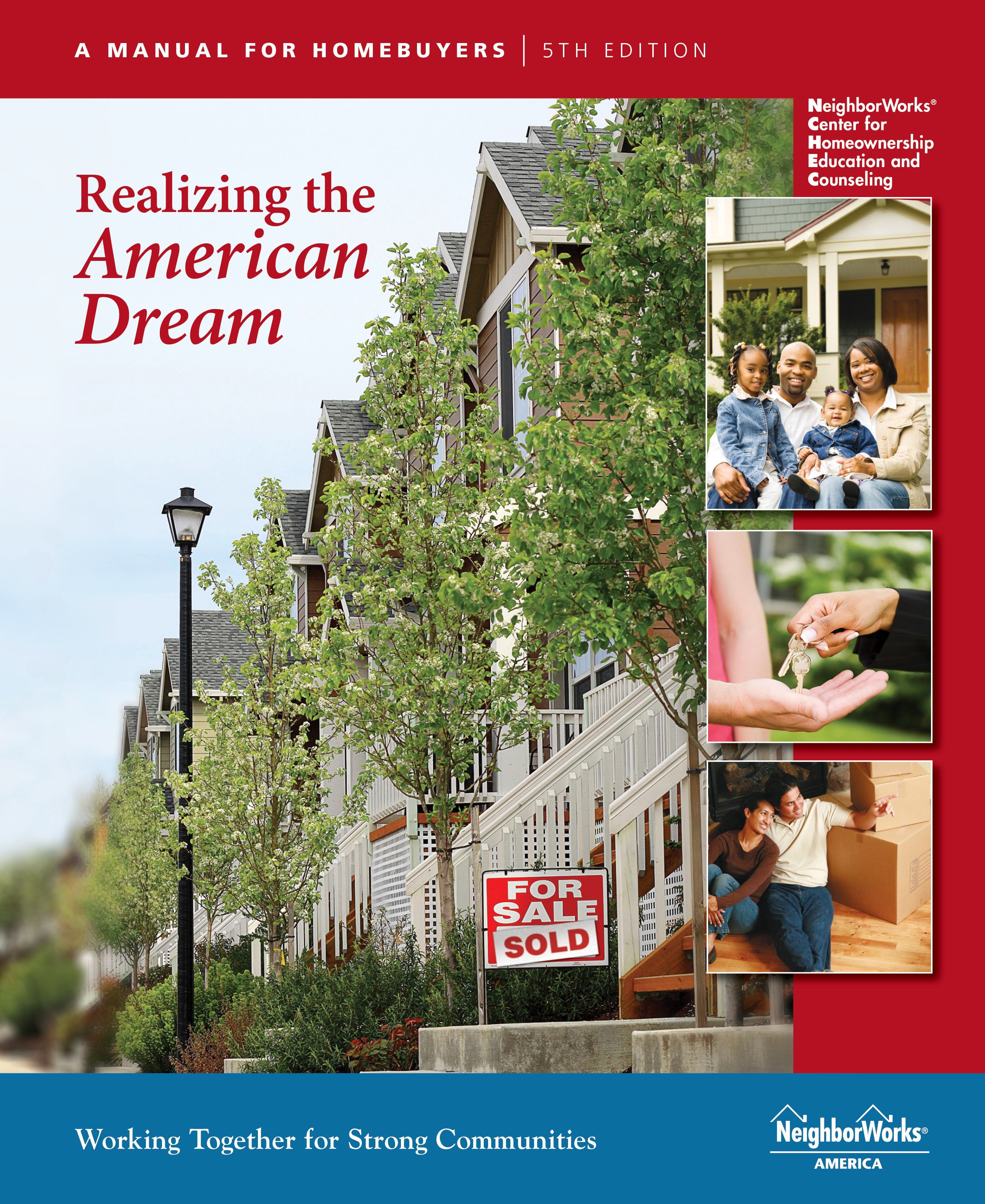 Book cover for Realizing the American Dream : A Manual for Homebuyers