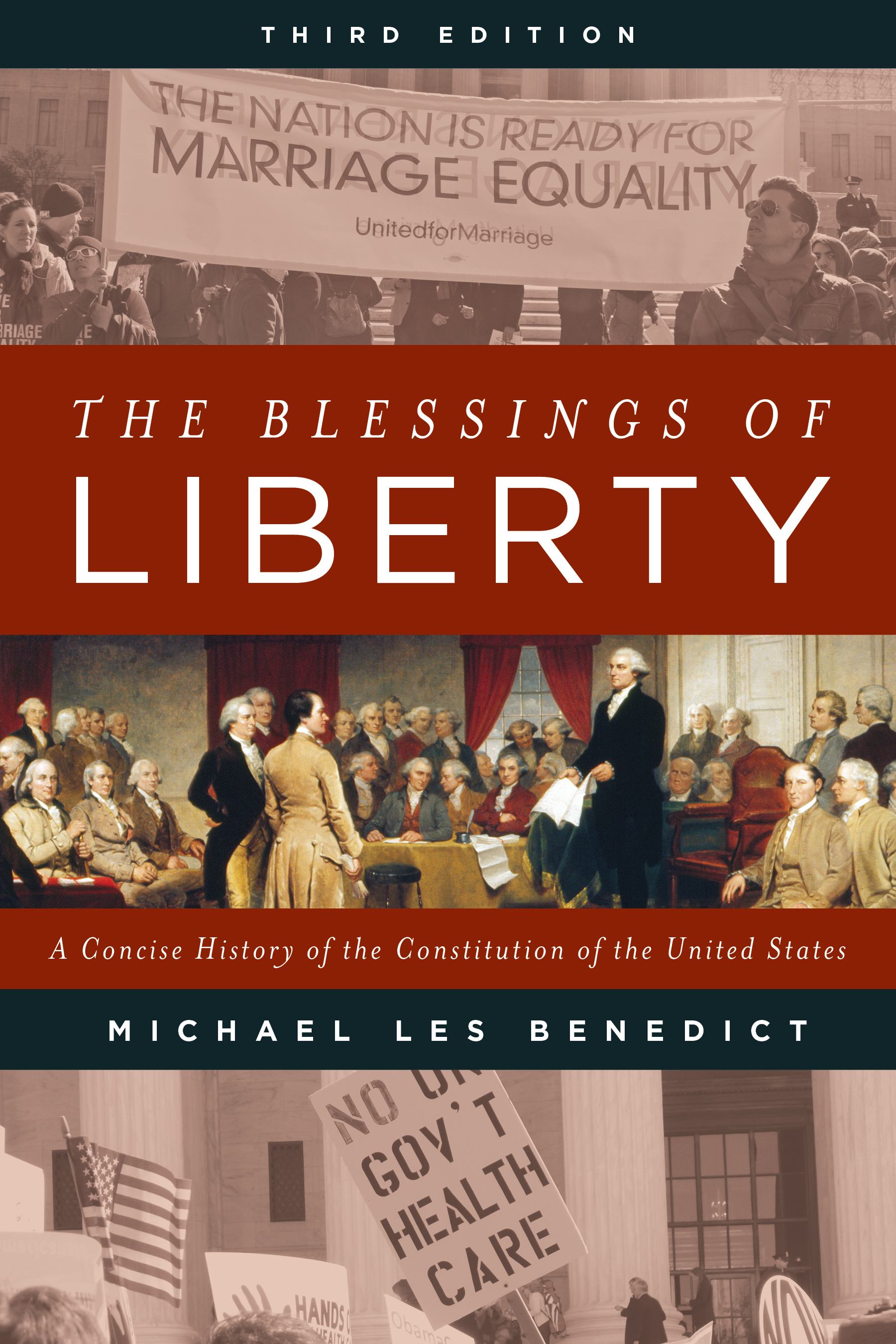 Book cover for The Blessings of Liberty : A Concise History Of The Constitution Of The United States