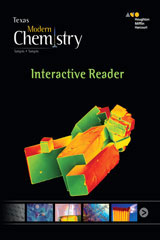 Book cover for Houghton Mifflin Harcourt Texas Modern Chemistry Interactive Reader
