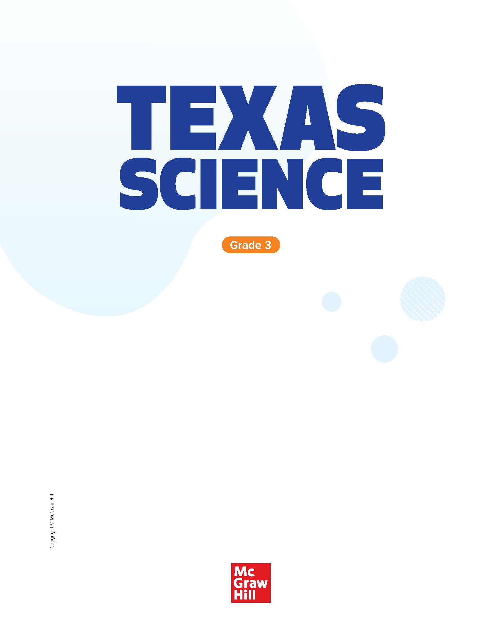 Book cover for McGraw Hill Texas Science, Grade 3