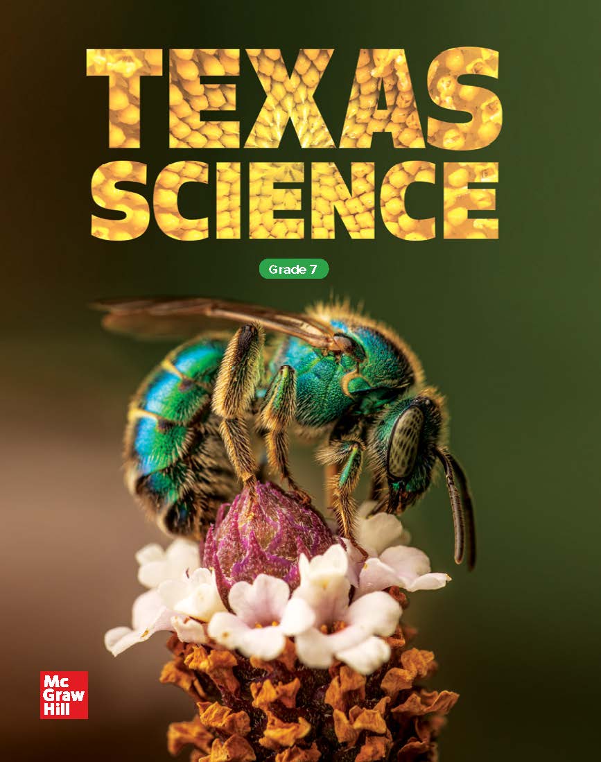 Book cover for McGraw Hill Texas Science Grade 7
