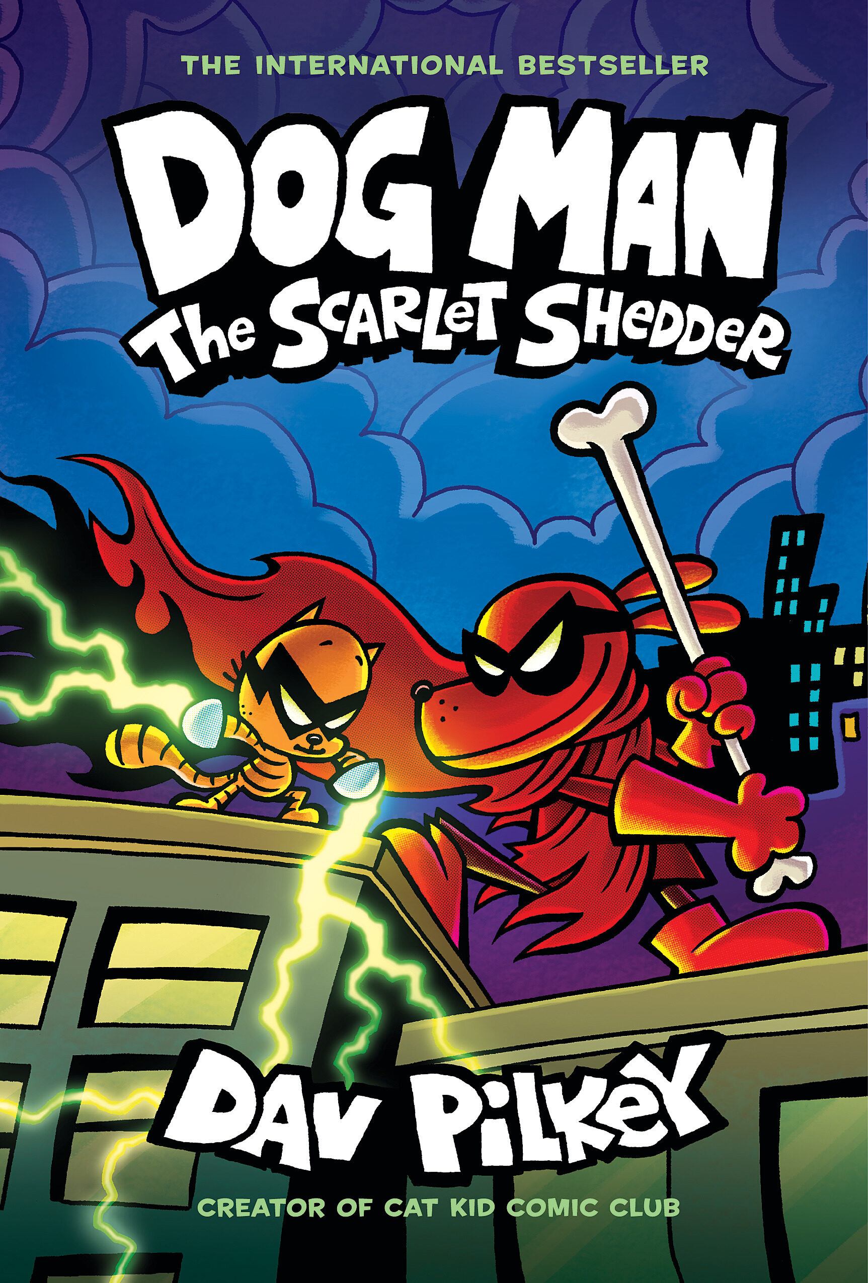 Book cover for Dog Man: the Scarlet Shedder